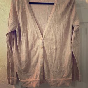 Rose Gold Glitter Cardigan XXL Merona